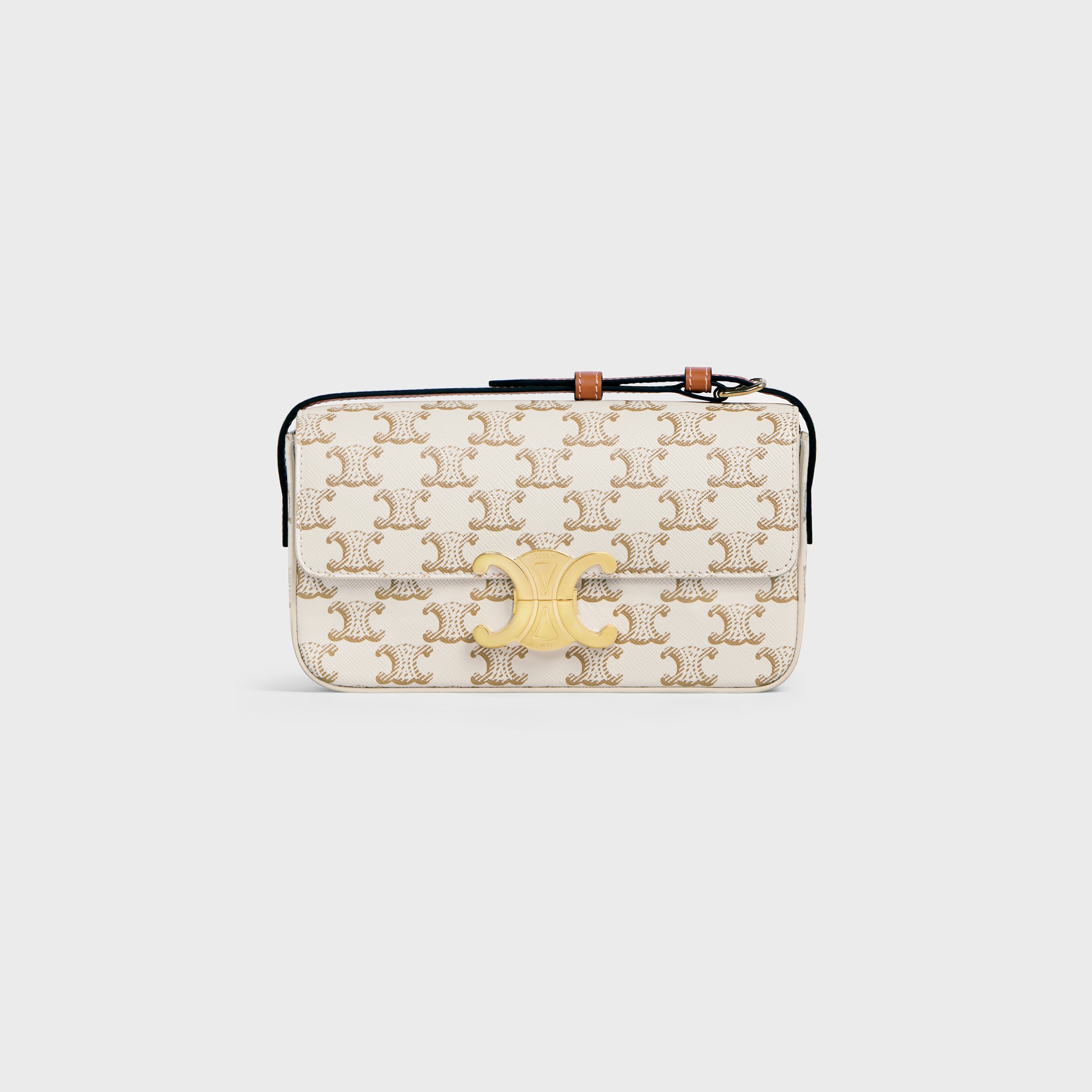 Celine★CLAUDE カーフスキン ミニバッグ ホワイト MINI CLAUDE IN SHINY CALFSKIN - WHITE | CELINE