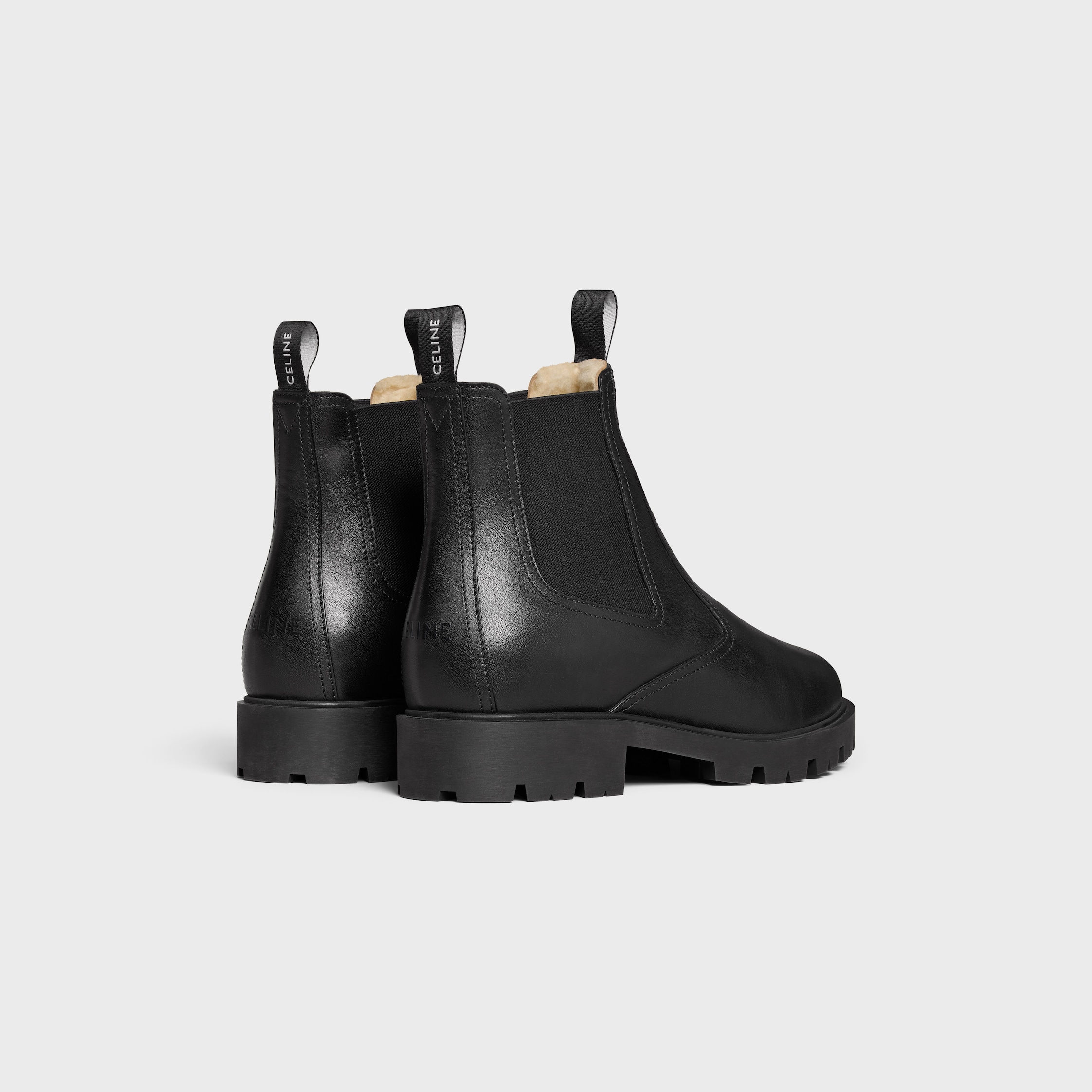 ショートブーツ・ブーティ Celine Shearling 35 Chelsea Boots Celine Shearling 35 Chelsea Boots | italist