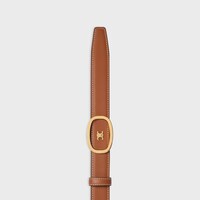 CELINE 미디엄 알릭스 25MM 리버시블 벨트 - 토뤼옹 가죽 & 내추럴 카프스킨 - 블랙 / 탠 -  - 1 | CELINE