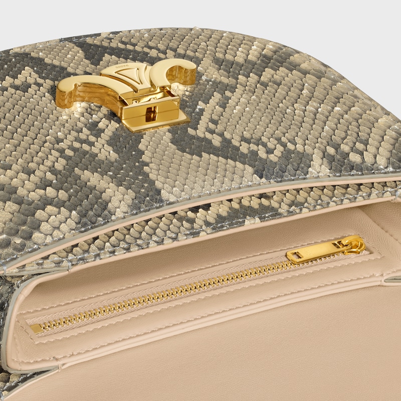 CHAIN BESACE CLEA in pearly python - NATURAL - MORE LINES - 1 | CELINE