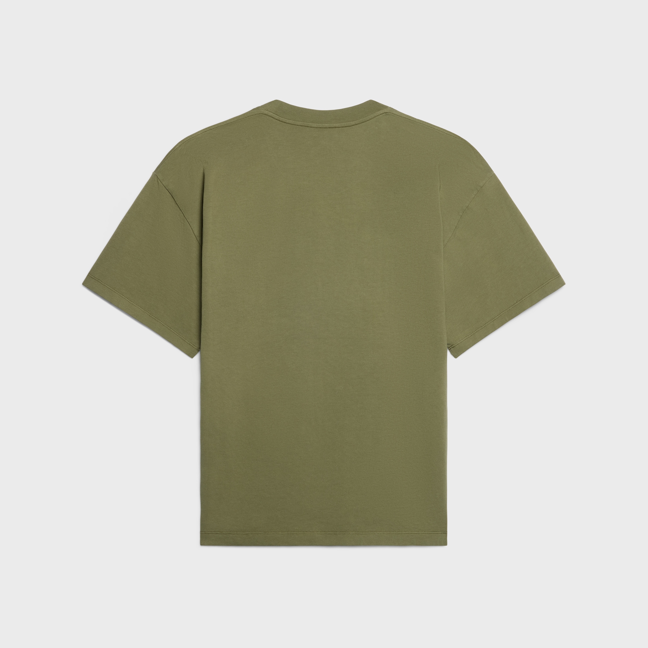 Tシャツ / コットンジャージー - カーキ / オフホワイト | CELINE