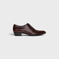 CELINE JUDE PERFORATED OXFORD IN POLISHED BULL - DARK BROWN -  - 1 | CELINE