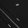 Triomphe棉質山羊絨寬鬆拉鍊連帽衫 - 黑色 / 白色 -  - 4 | CELINE