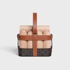 FINISH KEELS IN TRIOMPHE CANVAS AND CALFSKIN - TAN - TRAVEL - 3 | CELINE