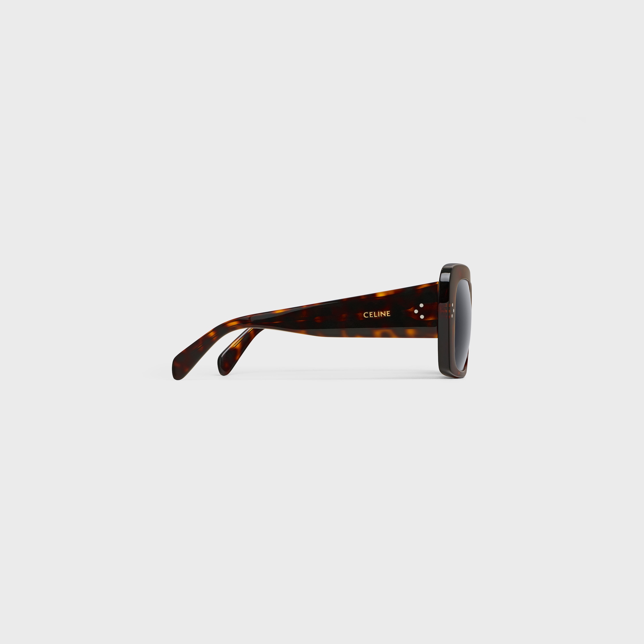 【CELINE】スクエア S321 サングラス アセテート★レッドハバナ トリオンフ XL 01 サングラス / アセテート - レッドハバナ | CELINE