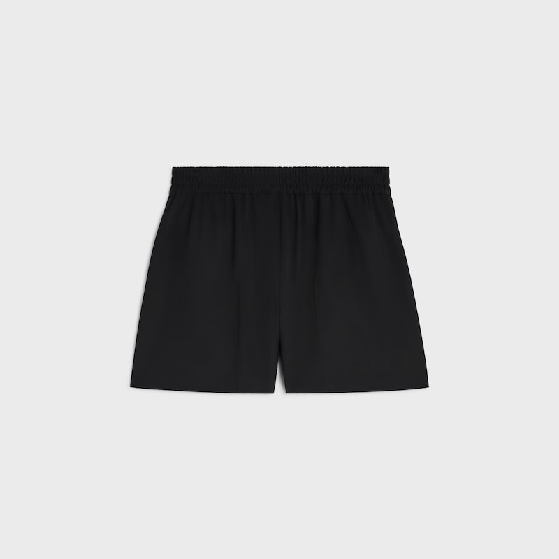 shorts IN wool twill - BLACK -  - 1 | CELINE