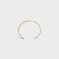 Torsion Bracelet in  Yellow Gold and Diamonds - Yellow Gold and White -  - 1 | CELINE