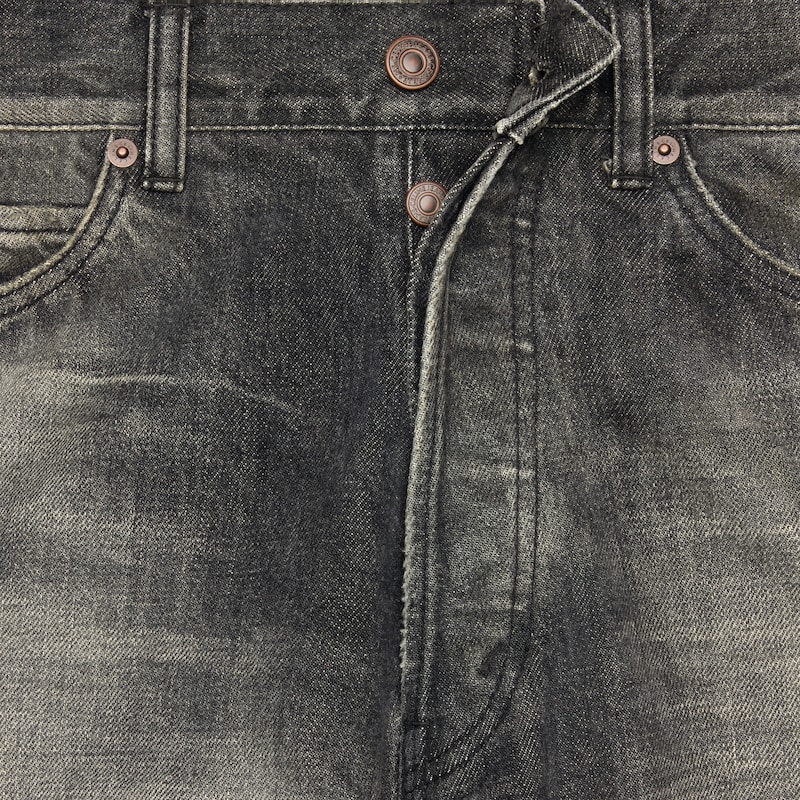 WESLEY黑色破洞牛仔裤 - BLACK PARADISO破洞水洗色 -  - 1 | CELINE