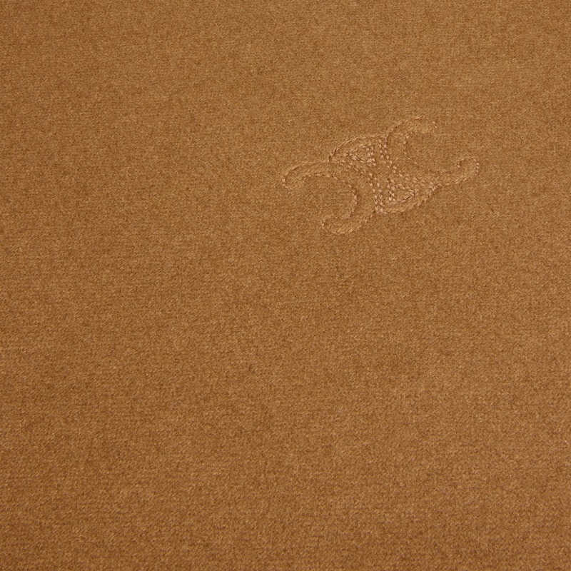 CHAQUETA DE LANA DE CACHEMIRA DE DOBLE FAZ - CAMEL -  - 1 | CELINE