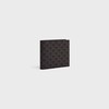Bi-fold Wallet IN Triomphe Canvas - Black - TRIOMPHE CANVAS - 2 | CELINE