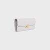 CARTERA GRANDE TRIOMPHE DE PIEL DE LAGARTO - GRIS NUBE - TRIOMPHE - 2 | CELINE