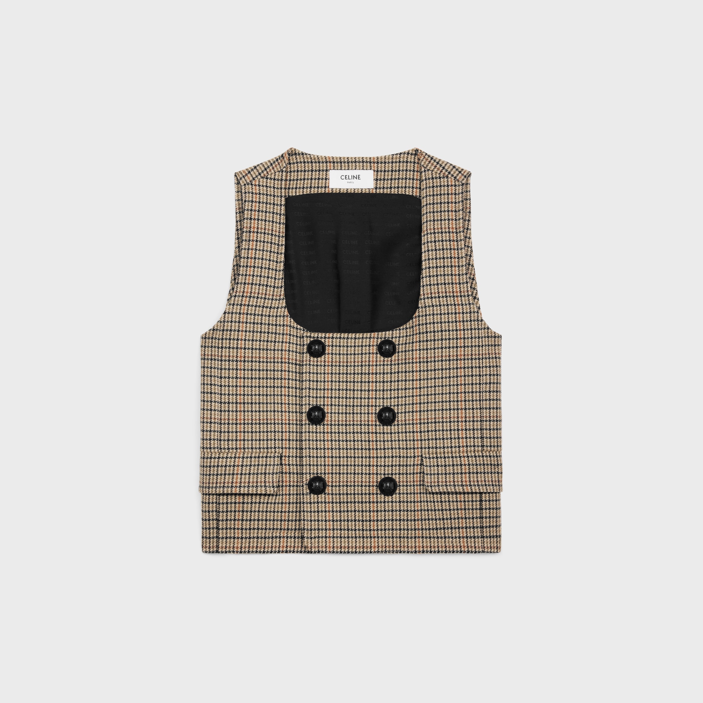 ベスト・ジレ CELINE FW25 GILET (RI006450Z 97JC) RI006450Z-97JC_1_SUM25_W.tif