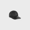 casquette baseball college agneau grainé - BLACK / OFF WHITE -  - 1 | CELINE