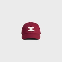 triomphe baseball cap IN cotton gabardine - GRAPE -  - 2 | CELINE