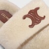CELINE 트리옹프 슬라이드 - 시어링 - 베이지/브라운 -  - 5 | CELINE