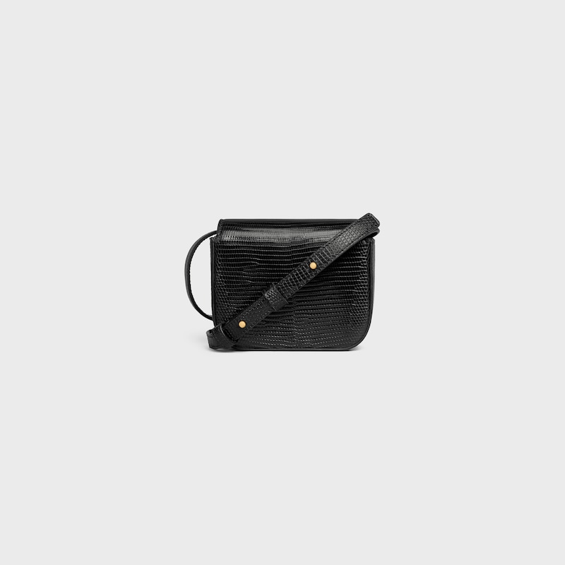 MINI CLAUDE in lizard - BLACK - HAND-PICKED GIFTS - 1 | CELINE