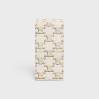 Case 1 perfume 100ml in Triomphe Canvas - WHITE - CELINE MAISON - 2 | CELINE