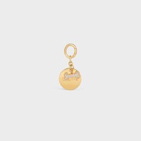 Bone strass plate dog medal in brass - GOLD - DOG ACCESSORIES - 1 | CELINE