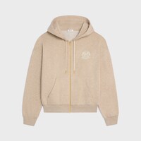 ジップ ブラゾン フーディ / カシミアコットン - ベージュ / クリーム -  - 1 | CELINE