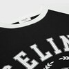 CELINE 루즈 티셔츠 - 코튼 저지 - 블랙 / 오프 화이트 -  - 3 | CELINE