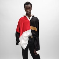 polo satin viscose - Noir -  - 2 | CELINE