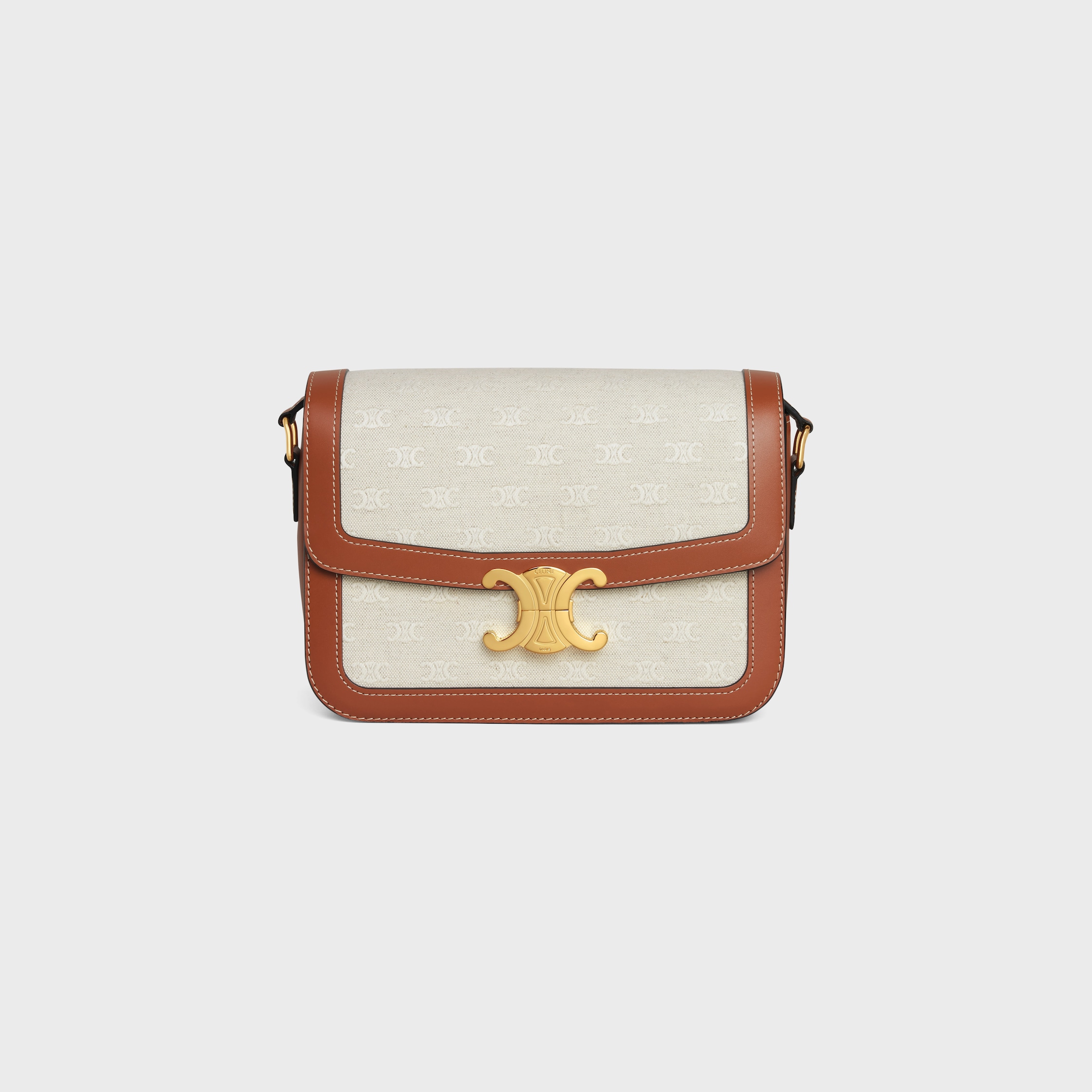 Classique Triomphe Bag in TEXTILE WITH TRIOMPHE ALL-OVER AND
