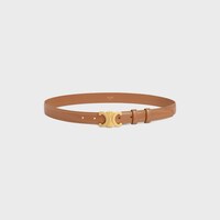 Medium 25MM Triomphe Belt IN Taurillon Leather - BRONZE -  - 1 | CELINE