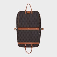 Garment Bag in Triomphe Canvas and Calfskin - TAN - CELINE MAISON - 1 | CELINE