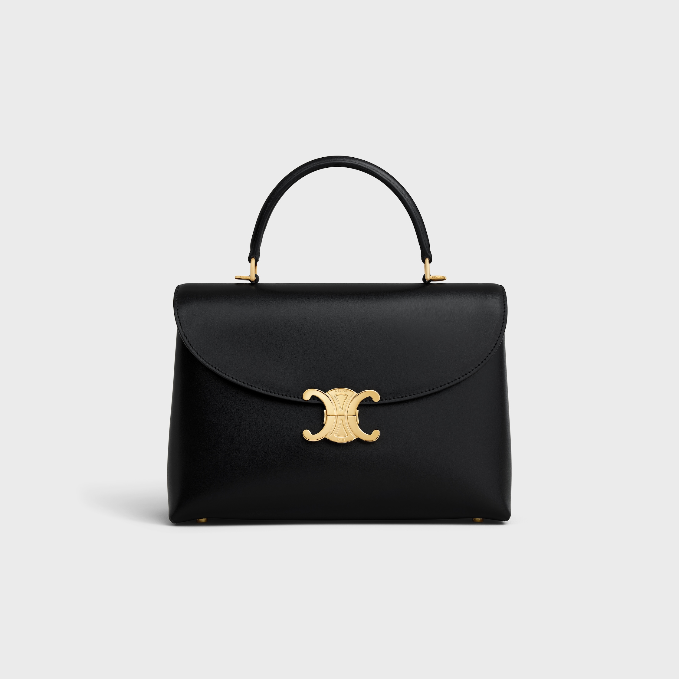 【日本入手困難】MEDIUM NINO BAG IN SMOOTH SATINATED CALFSKIN MEDIUM NINO BAG IN SMOOTH SATINATED CALFSKIN - BLACK | CELINE