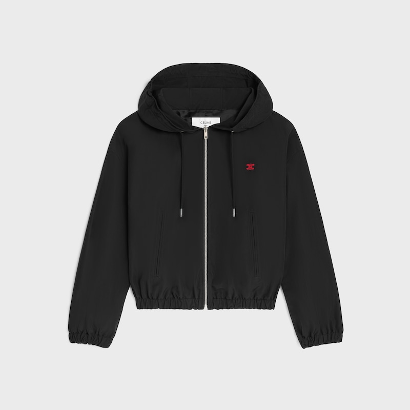 windbreaker IN nylon - BLACK -  - 1 | CELINE