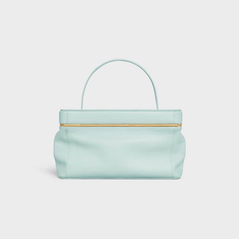 EAST WEST TRIOMPHE FRAME Veau Souple - Bleu poudr&eacute; - SACS &Agrave; MAIN - 1 | CELINE