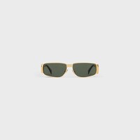 Triomphe Metal 06 sunglasses in Metal - GOLD / GREEN -  - 1 | CELINE