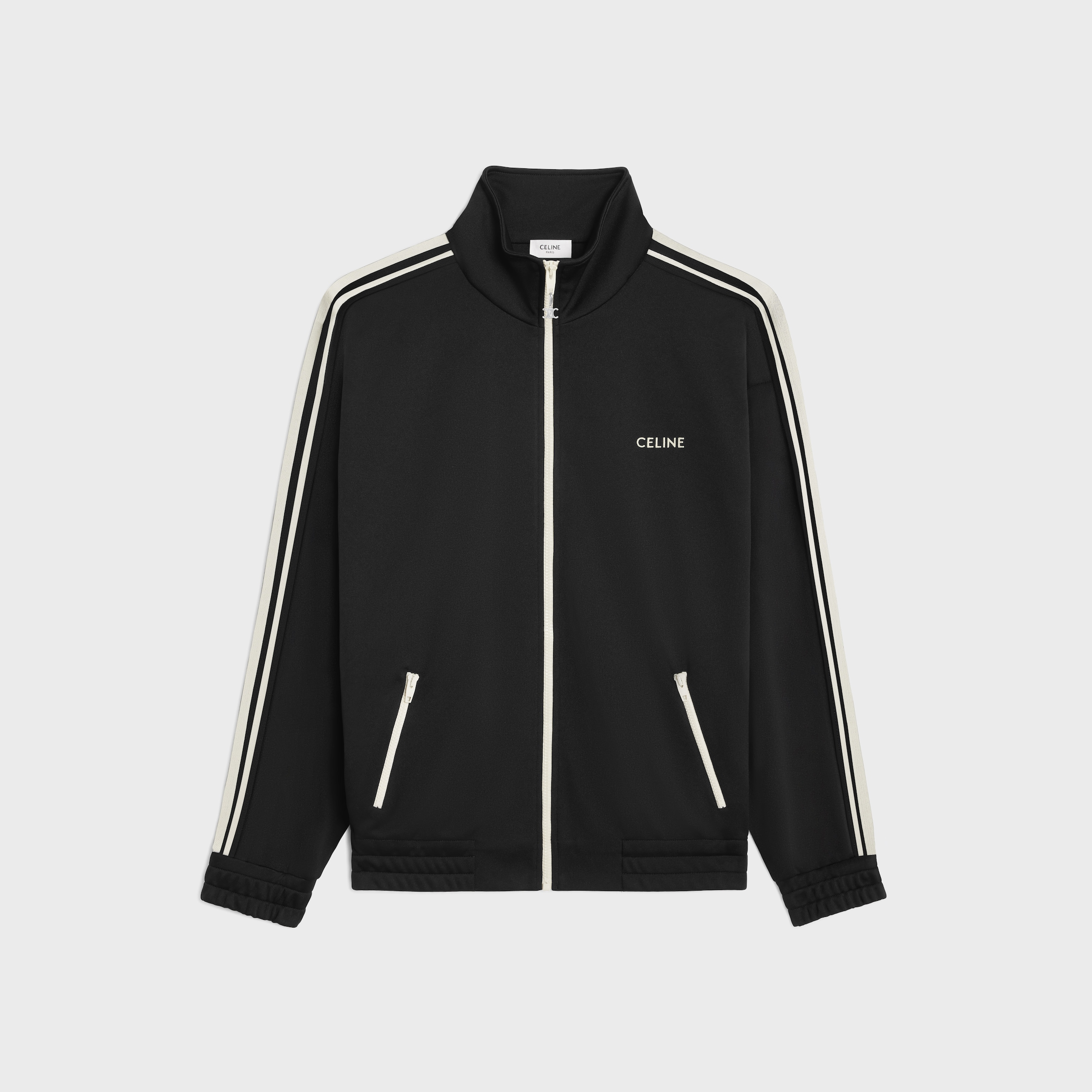 CELINE 希少サイズ ブラック ジャージ ジャケット