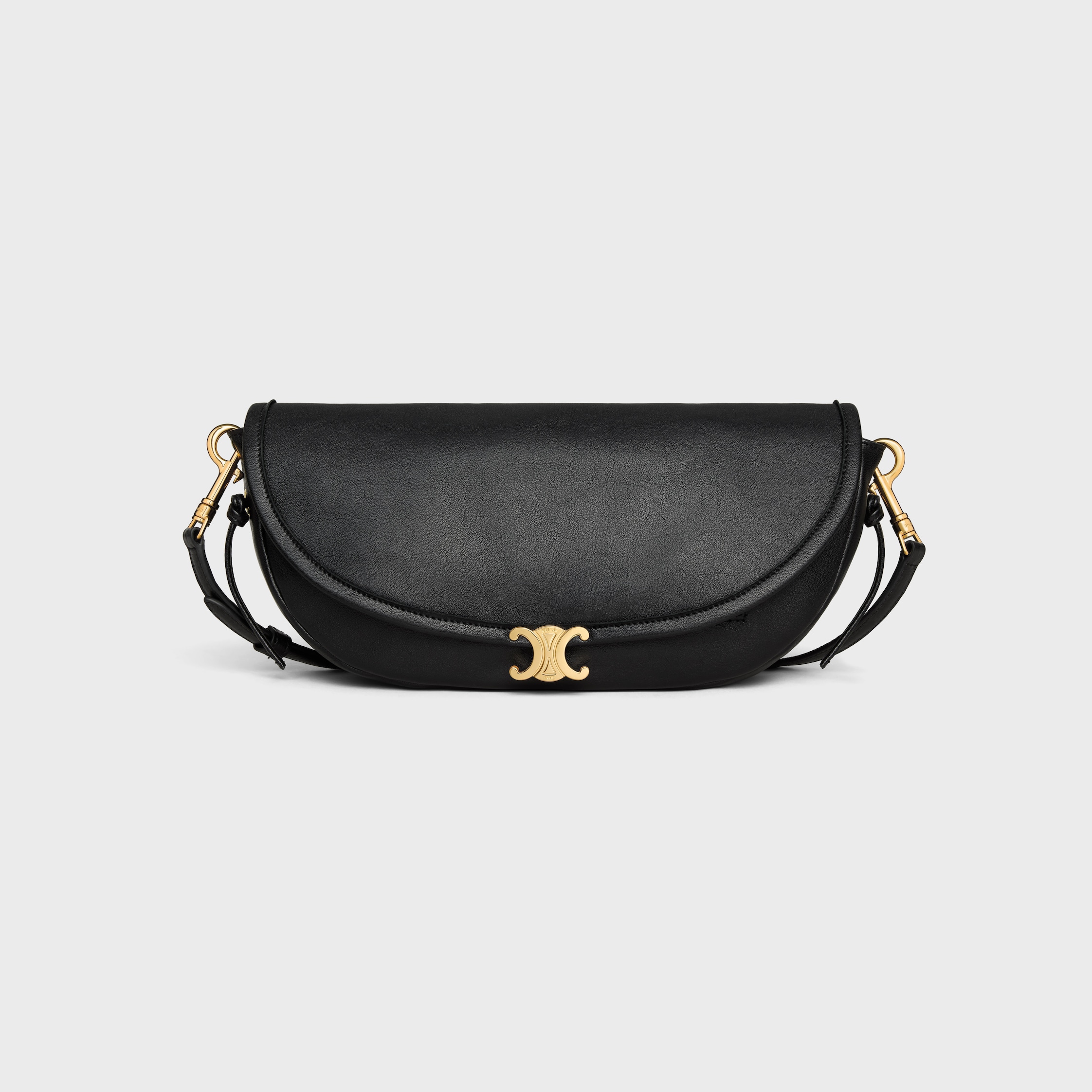 aya☺︎celine トリオンフエンブロイダリー　ポシェットバッグ SOFT SHOPPER BAG IN TRIOMPHE CANVAS AND CALFSKIN - | CELINE