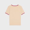 70's t-shirt IN cotton jersey - LIGHT CHAMPAGNE/ROSE PASSE/MUL -  - 2 | CELINE