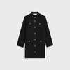 reporter mini dress in cotton twill - BLACK -  - 2 | CELINE