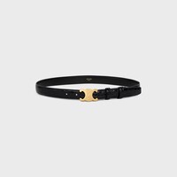 Medium 25MM Triomphe Belt in ALLIGATOR - BLACK -  - 1 | CELINE