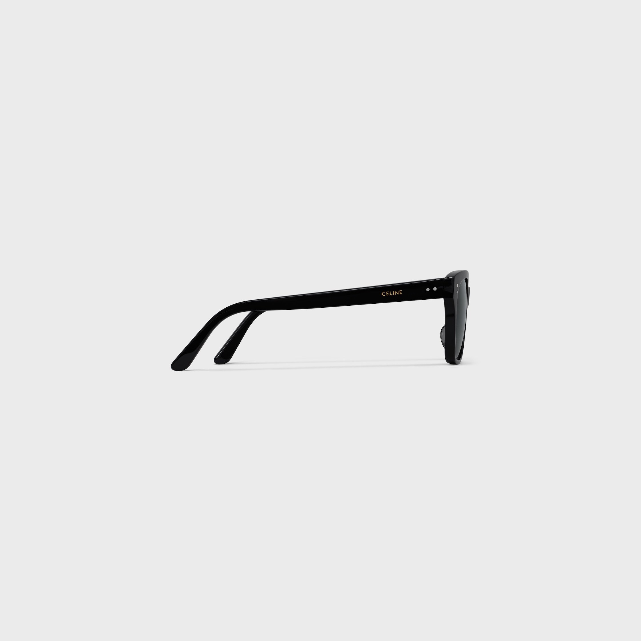 Black Frame 04 Sunglasses in Acetate with Polarized Lenses