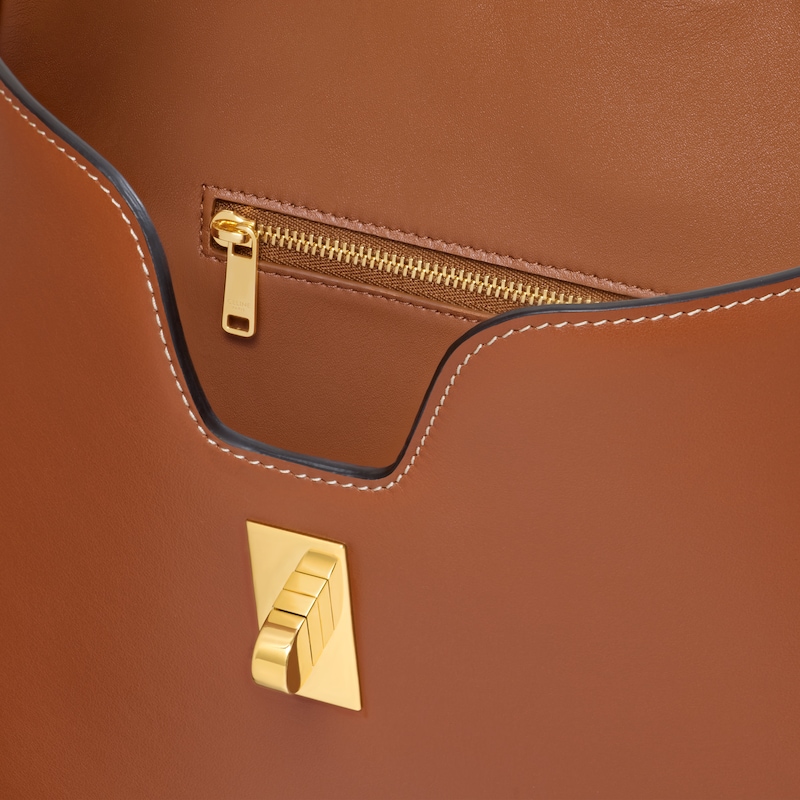 MEDIUM CAMILLE 16 SOFT BAG IN SMOOTH CALFSKIN - TAN - MORE LINES - 1 | CELINE