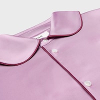 pyjama shirt IN silk satin - GLYCINE -  - 2 | CELINE