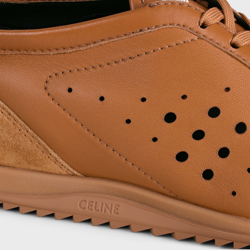 SOFT SNEAKER AUS STRETCH-LAMMLEDER, KALBSVELOURSLEDER UND LAMMLEDER - SAHARA -  - 1 | CELINE
