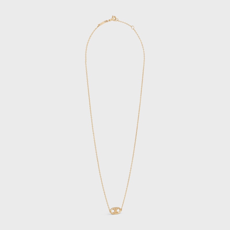 Maillon Triomphe Necklace in Yellow Gold - YELLOW GOLD - NECKLACES - 1 | CELINE