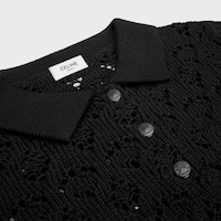 MINI VESTIDO EM ALGODÃO POINTELLE - PRETO - - 2 | CELINE