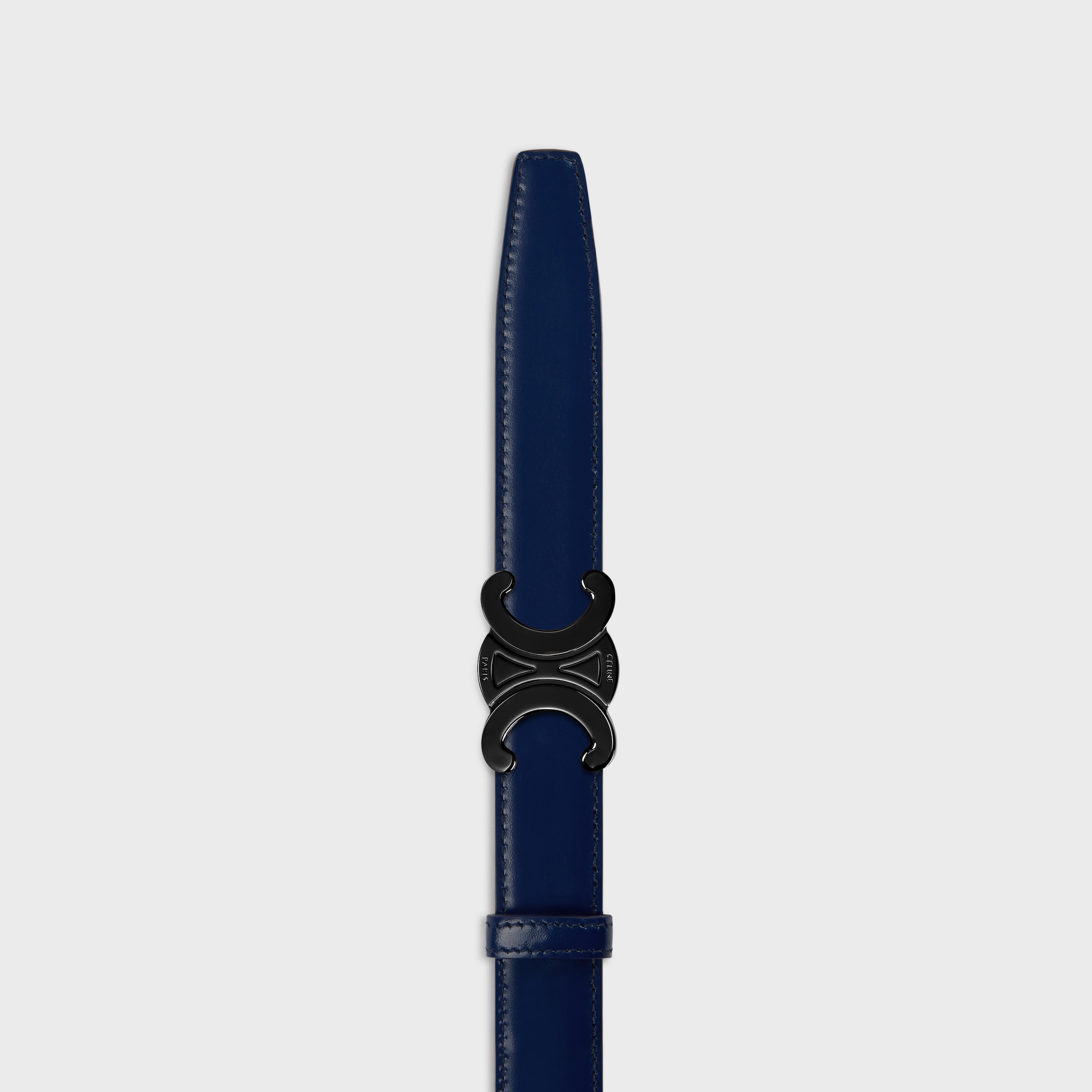 TRIOMPHE BUCKLE & REVERSIBLE STRAP 25MM - CHESTNUT / DEEP NAVY