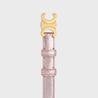 Triomphe Belt 18MM IN Pearly Python - LIGHT PINK -  - 2 | CELINE