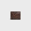 Small Flap Wallet TRIOMPHE IN PYTHON - HICKORY | CELINE