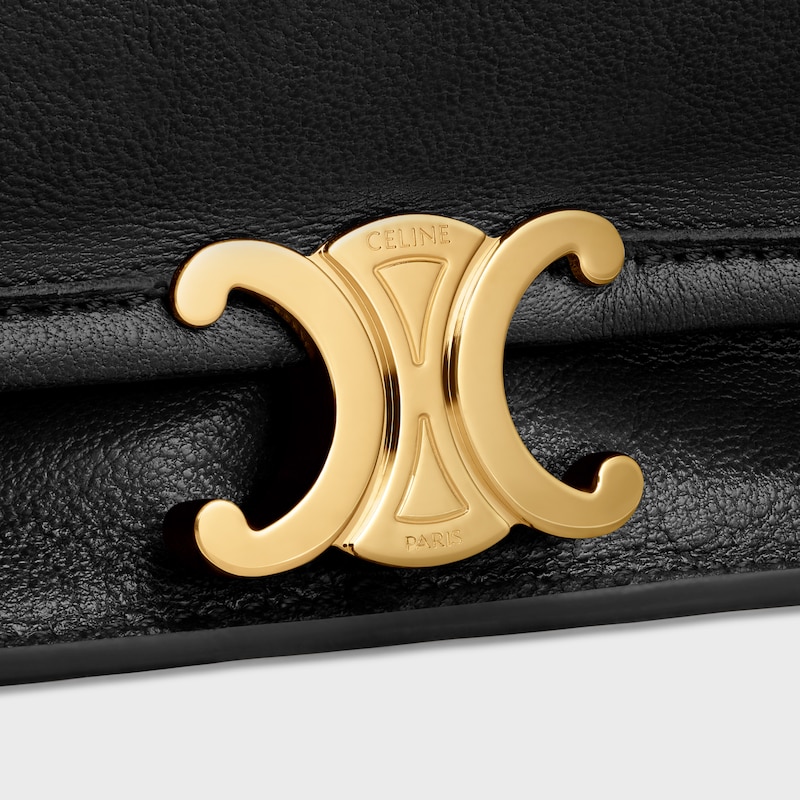 SOFT TRIOMPHE BESACE手袋 - 黑色 - 肩背包 - 1 | CELINE