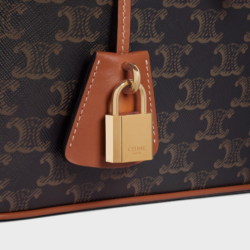 Travel Vanity Case in Triomphe Canvas and Calfskin - TAN - THE PERFECT GIFT - 1 | CELINE