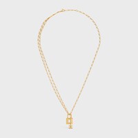 トリオンフ ロック ネックレス / ゴールドフィニッシュ ブラス - ゴールド -  - 1 | CELINE