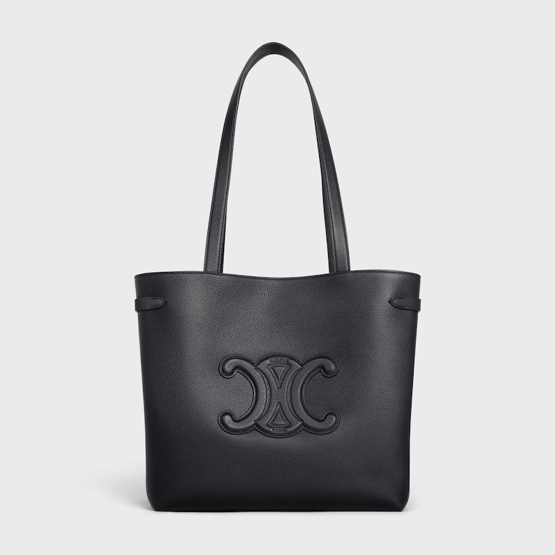 MEDIUM CABAS ANA&Iuml;S CUIR TRIOMPHE in Grained calfskin - BLACK - GIFT FINDER - 1 | CELINE